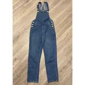Twiin Sisters Womens Medium Wash Denim Overalls Straight Leg RJH0170 Size S Twin